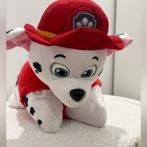Marshall Paw Patrol  Nickelodeon Dalmatian Firefighter Plush Toy Pillow Pets